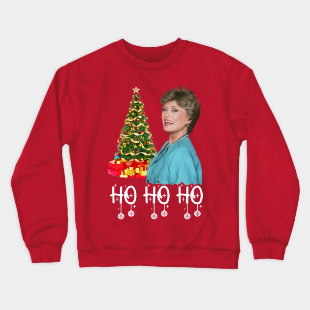 Ho Ho Ho Blanche Devereaux Crewneck Sweatshirt by darklordpug